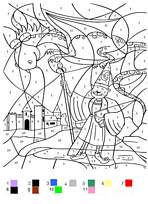 coloriage coloriage magique dragon et magicien